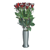 aluminum roses