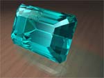 March birthstone image - aquamarine