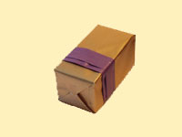 Gift Gold Purple Wrap