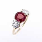 ruby and diamond ring