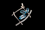 topaz brooch